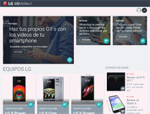 Tablet Screenshot of lgmobile.cl